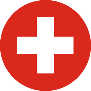 Switzerland Circle Flag